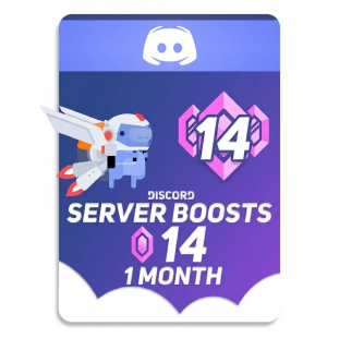 بوست سيرفر ديسكورد – 14 بوست لمدة 1 شهر 